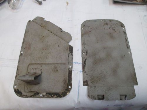 1946, 1947, 1948  chevy gm car driver side inside door access panels, two (2)