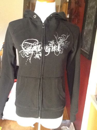 Womens black artic cat hoodie