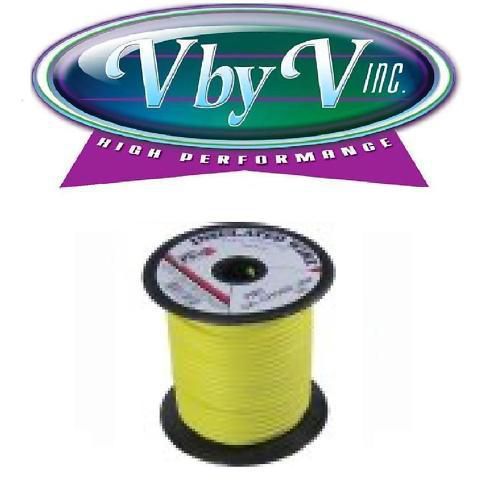Pico wire 81142s yellow  awg 14-gauge 100 ft spool each
