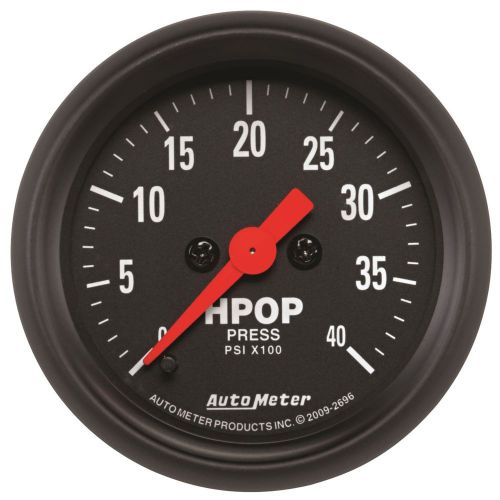 Auto meter 2696 z-series; high pressure oil pump gauge