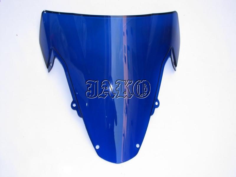 Windshield blue screen racing windscreen for suzuki gsx-r1000 2003-2004