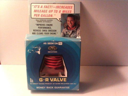 Mint in package 1970&#039;s g r valve - increase mileage - astronaut gordon copper