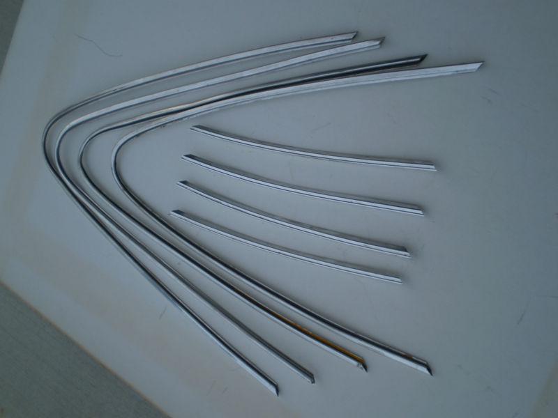1968-73 opel gt  fixed chrome window surrounds