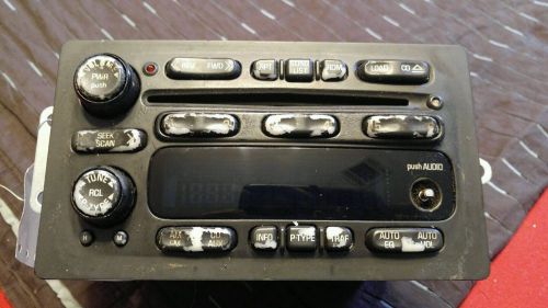 98 99 00 01 02 03 chevy s10 xtreme pickup radio am fm cd  buttons worn 15195858