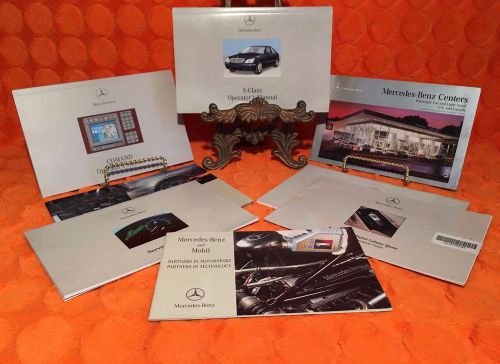 2002 mercedes s430 s500 s600 s55 owners manual set 02 | s-class navigation book◻