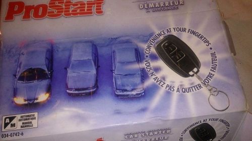 Prostart  remote control car starter brand new