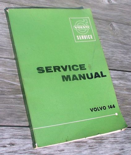 Volvo 144 models factory service manual    *beautiful*