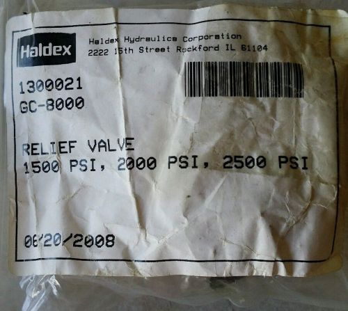 Haldex  relief valve  gc-8000 1300021