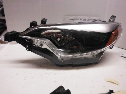 2014-2016 toyota corolla headlight led left driver side oem