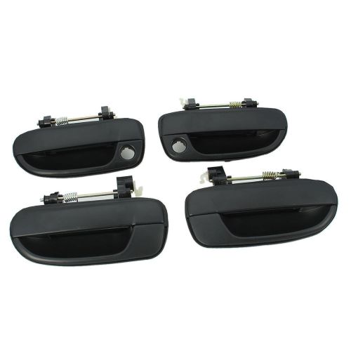 Black high quality 4pcs exterior door handle fit for hyundai accent 00-06