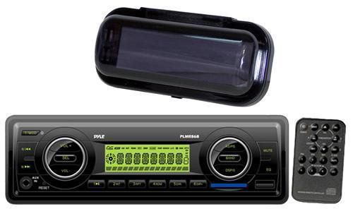 New black plmr87wb indash marine boat yacht stereo wb radio usb mp3 sd w/cover