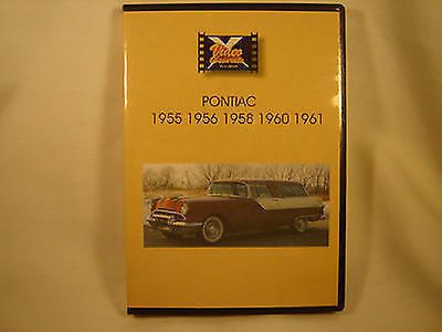 Dvd pontiac 1954 1956 1958 1960 1961 automotive collection dvd