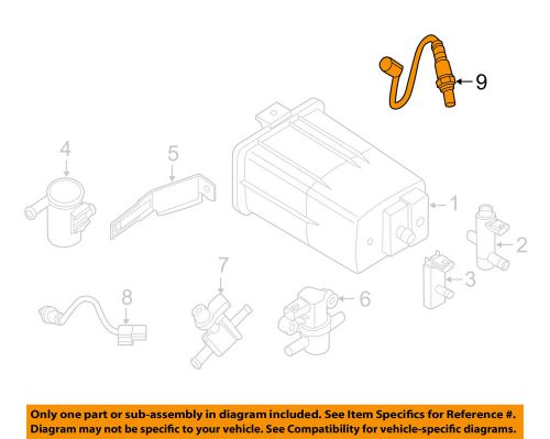 Nissan oem 13-15 altima 2.5l-l4-oxygen sensor-rear 226a03ta0b