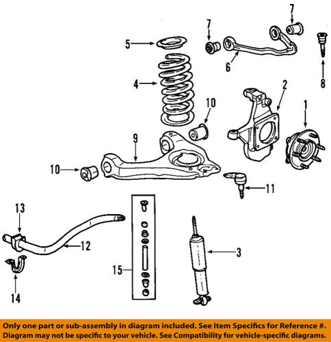 Gm oem stabilizer sway bar-front-link 10385580