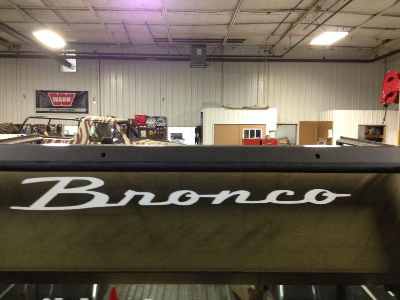 1966-1977 early ford bronco windshield decal free shipping
