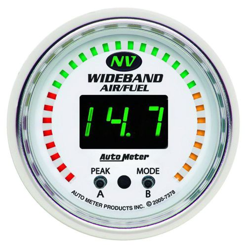 Auto meter 7378 nv; wide band air fuel ratio kit