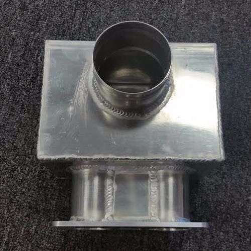 Weber air box aluminum 3&#034; outlet super filter carb adapter ac128082