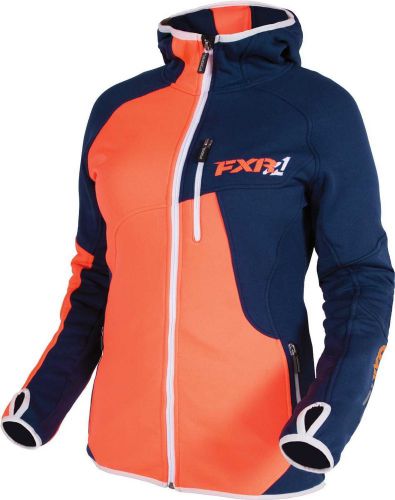 Fxr womens ladies active venture zip-up hoodie sweatshirt jacket coat- 10 or 14