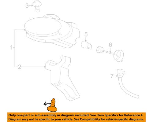 Gm oem spare tire carrier-rear body &amp; floor-heat shield retainer 11518201