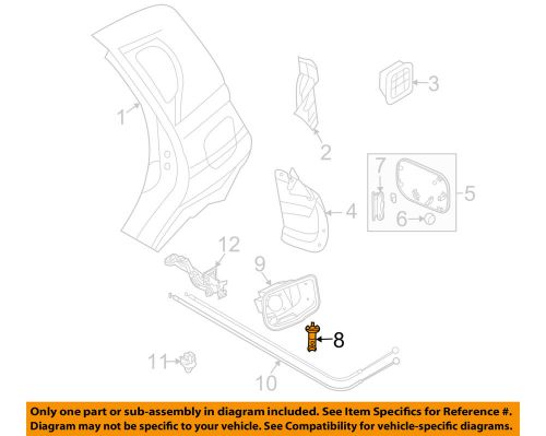 Gm oem fuel door-lock 96534241