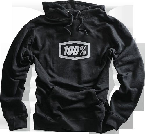 100% corpo hoody hoodie black mx atv all sizes