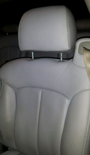 Headrest cover grey leather sierra tahoe suburban silverado 99-06