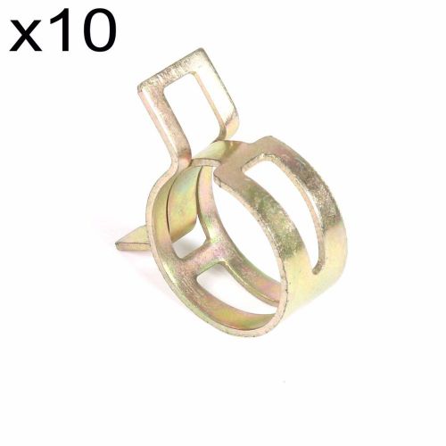 10x 28mm 1-1/8&#034; spring clip fuel oil line silicone vacuum hose clamp