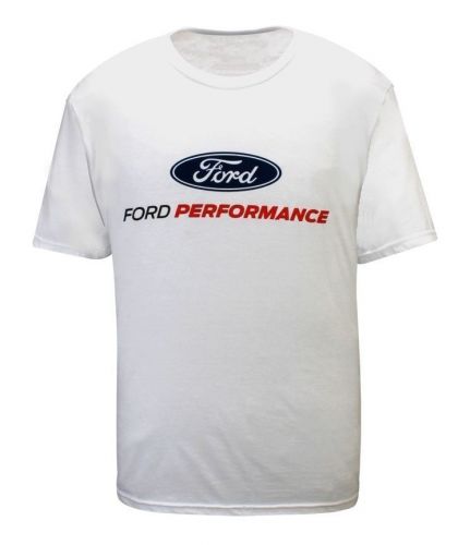 New mens ford performance size xxl or 2xl white shirt! ford racing nascar nhra!