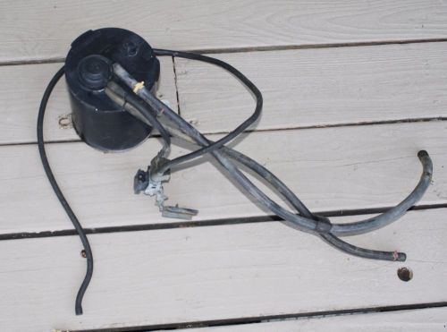 1985 cadillac eldorado fuel vapor charcoal canister w/ hoses &amp; solenoid