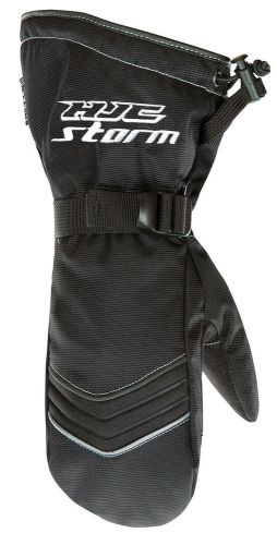 Hjc storm 2014 youth snowmobile mittens black