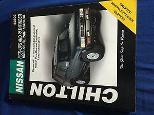 1989 - 1995  nissan pathfiner / pick up  chilton repair guide