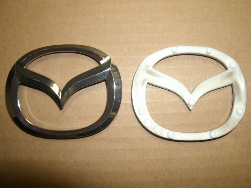 Driver/steering airbag mazda 3 chromium emblem/badge 2010-2011-2012-2013 nice