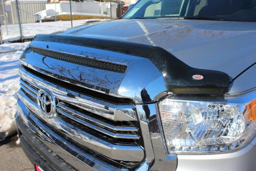 Smoke platinum bug shield for a 2014-2016 toyota tundra