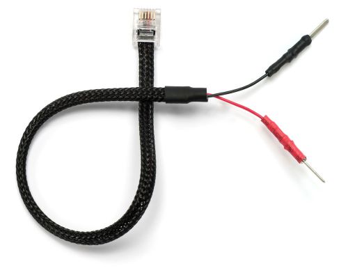 Mirror wire power cord for escort radar detectors with inline fuse rj11