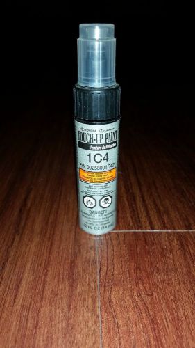 Genuine toyota touch up paint 1/2 oz pen &amp; brush 1c4 silverstream opalesc