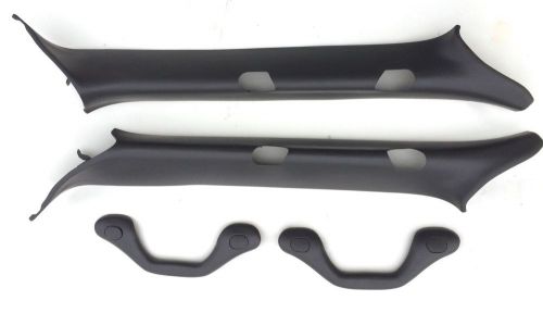 97-03 ford xlt f-150 supercab truck a-pillar gray trim window grab assist handle