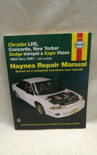 Haynes chrysler dodge intrepid eagle