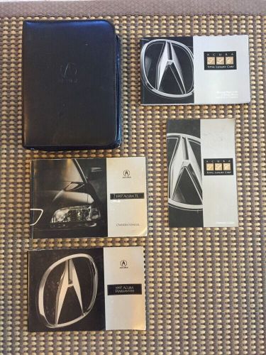 97 1997 acura tl owners owner&#039;s manual books set with case oem