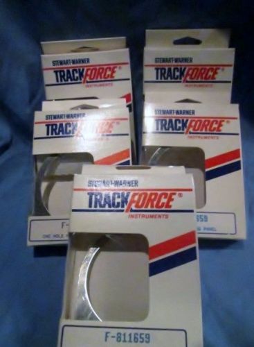 Stewart-warner track force 1 hole 2 5/8&#034; mounting panel f-811659 lot of 5