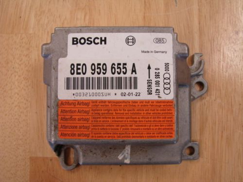 02-05 audi a4 8e0959655 a air bag computer module srs airbag 8e0959655a oem