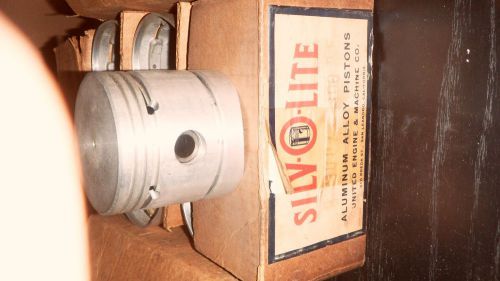 Vintage flathead ford pistons 1932-1936 .100 ovs new