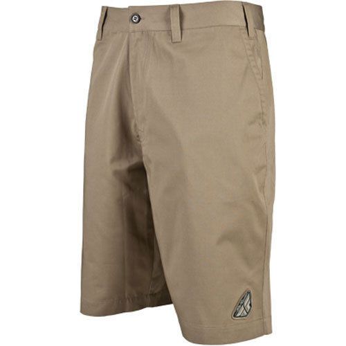 Fly racing standard casual shorts tan 28 usa