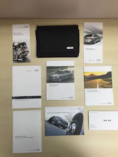 Audi a4 s4 2014 owners  manual books w/case oem