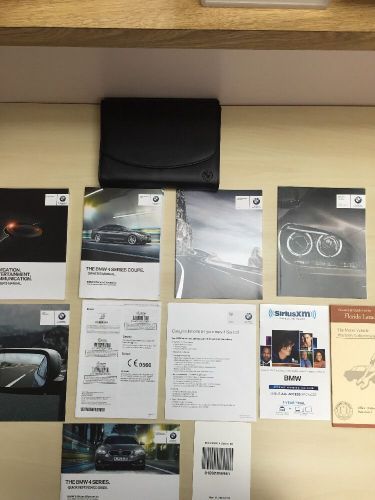 Bmw 4 series coupe 2014 owners manual books / navigation / in case /