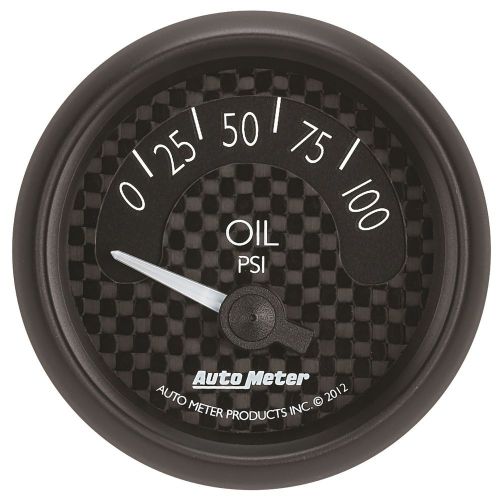 Auto meter 8027 gt series; electric oil pressure gauge