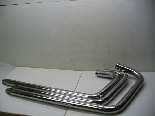 Honda vintage 70s era  drag pipes for 350 - 450 cc 1 1/2 id 3 total