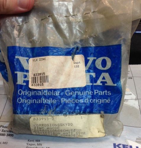 Volvo penta zinc anode 833915 1 1/4&#034; shaft zinc