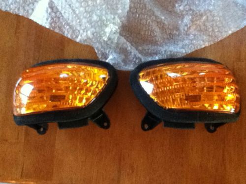 Honda gold wing f6b turn signal lens (2) oem 33410-mca-305 brand new