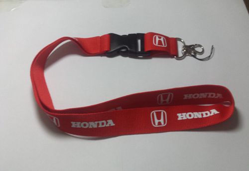 Honda car lanyard neck strap key chain silk high quality 22 inch keychain