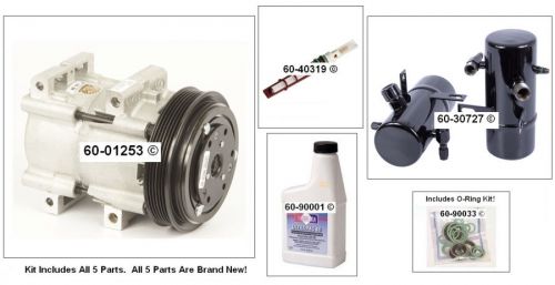 New air conditioning compressor kit - ac compressor w/ clutch drier oil &amp; more